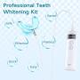 Teeth Whitening Kit with Led Light, Professional Teeth Whitener for Sensitive Teeth, Teeth Tray, Whitening Gel, Custom Tray Case, 15 Min Express Teeth Whitening System