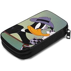 Hxuedan Daffy Duck Looney Tunes The Data Cable Storage Bag is A Portable and Independent Design SuitableVFor Travelers to Place The Data Cable, Earphone and Electronic Product Data Cable Storage Bag
