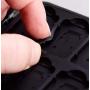 FNEIAE Switch Game Card Case, Cute Game Cartridge Holder for Nintendo Switch with 12 Card Slots (Leaf)