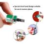Buspoll Sewing machine screwdriver Mini ultra short screwdriver performance tool, one flat head and one Phillips (2 pieces)