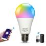 Smart Light Bulb, A19 E26 9W WiFi LED Smart Bulb, Compatible with Alexa, Echo, Google Home & Siri, 2.4GHz WiFi Only, No Hub Required, 2700K-6500K, LED RGB Color Changing Bulbs, Multicolor (1 Pack)