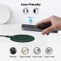 LETSCOM Ultra Slim Wireless Charger, Qi-Certified 15W Max Fast Wireless Charging Pad, Compatible with iPhone 12/11/11 Pro/XS Max/XR/XS/X/8/8+, Galaxy Note 10/Note 10+/S10/S10+/S10E (No AC Adapter)
