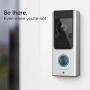 Amcrest 1080P Video Doorbell Camera Pro, Outdoor Smart Home 2.4GHz Wireless WiFi Doorbell Camera, Micro SD Card, PIR Motion Detector, RTSP, IP55 Weatherproof, 2-Way Audio, 140º Wide-Angle Wi-Fi AD110