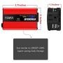 FIXMSV Car Power Inverter 200W DC 12V to AC 110V Converter Double USB Port Charger (200W) ac dc Converter