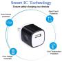 Wall Charger Block, Hootek USB Plug 5Pack 1A/5V Wall Charger Plug Charging Cube Brick Charger Box Compatible iPhone 11 XS Max X 8 7 6S Plus, iPad, Samsung Galaxy, LG, HTC, Moto, Android Phone Charger