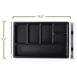 Uprite Ergo Under Desk Pen & Pencil Drawer for Height Adjustable Desks (White)