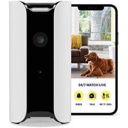 Canary Pro Indoor Home Security Camera with Premium Service (1 YR Free Incl.) | 90dB Siren, Climate Monitor, 2-Way Talk, 30-Day Video History, Motion Detection, 1080p HD, Alexa, Google, Baby Monitor