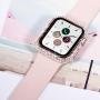 Fullife Compatible with Apple Watch Case, Bling Cases Replacement for Apple Watch 38mm 40mm 42mm 44mm Protective Bumper Compatible with Apple Watch Series 6 5 4 3 2 1 SE (40mm-Clear)