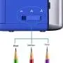 Pencil Sharpener for Colored Pencils, Heavy Duty Automatic Pencil Sharpener for Colored Pencils(6-8mm), Fast Sharpen, 3 Settings, Battery Operated, for Kids, Office, School, Artist, Students