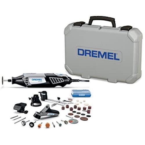 Dremel 4000-4/34 Variable Speed Rotary Tool Kit - Engraver, Polisher, and Sander- Perfect for Cutting, Detail Sanding, Engraving, Wood Carving, and Polishing- 4 Attachments & 34 Accessories