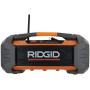 Ridgid R84087 18V Lithium Ion Cordless / Corded Jobsite Radio with Bluetooth, Aux, and AM/FM capabilities (AAA Battery and Aux Cord Included, 18V Battery Not Included)