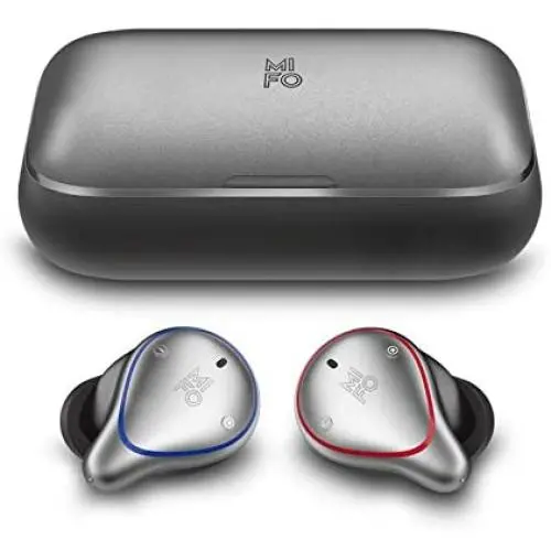 2021 Upgraded Version MIFO O5 Plus True Wireless Earbuds TWS, Bluetooth 5.0 Wireless Sport Headphones with 2600mAh Charging Case,CVC6.0 Deep Bass Wireless Earphones Bulit-in Mic Headset