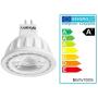 Wixann MR16 LED Light Bulb, 2700K Soft Warm White, 12-Volt, 5W-50W Equivalent, GU5.3 Bi-Pin Base, 36 Degree Spot Lighting for Indoor/Outdoor Landscape Track Bulbs-Not Dimmable (10 Pack)