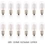 Betus [Original Replacement] Long Lasting 15 Watt Dimmable E12 Socket Incandescent Candelabra Salt Lamp Bulb - Value Pack of 12