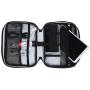 CATOREX Electronic Organizer Travel Universal Cable Accessories Case for Cable Organizer Electronics, Charger, Phone, USB, SD Card (Blue)