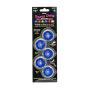 Fortune Products CBP-P-DOTS-B Party Dots, 1'' Diameter x 0.55'' Height, Blue (Pack of 5)