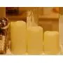 Outdoor Weatherproof Flameless Candles with Timer – SWEETIME Battery Operated Candles with Flickering Flame, Led Electronic Candles for Party Decor.