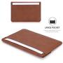 MoKo 10-11 Inch PU Leather Tablet Sleeve Bag Carrying Case Fits iPad Pro 11, iPad 8th 7th Generation 10.2, iPad Air 4 10.9, iPad Air 3 10.5, iPad 9.7, Galaxy Tab A 10.1, Tab S6, Tab S6 Lite, Tab S7