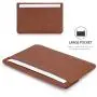 MoKo 10-11 Inch PU Leather Tablet Sleeve Bag Carrying Case Fits iPad Pro 11, iPad 8th 7th Generation 10.2, iPad Air 4 10.9, iPad Air 3 10.5, iPad 9.7, Galaxy Tab A 10.1, Tab S6, Tab S6 Lite, Tab S7