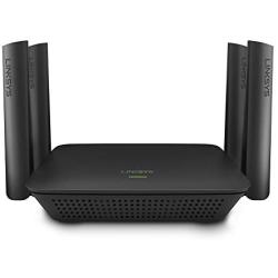 Linksys RE9000 AC3000 Max-Stream Tri-Band Wi-Fi Range Extender, Black