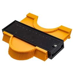 Motionx 5 Inch Contour Gauge Duplicator Multi-functional Plastic Copy Profile Gauge Irregular Contour Gauge for Winding Pipes,Circular Frames,Ducts