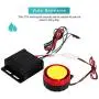 Motorcycle Bike Anti-Theft Alarm System, 12V Universal Anti-Theft Security Alarm with Double Remote Control