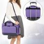 Luxja Projector Case, Projector Bag with Protective Laptop Sleeve, Projector Carrying Case with Accessories Pockets, Large(16 x 11.5 x 5.75 Inches), Purple