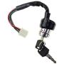 WOOSTAR 6 Wire Ignition Key Switch On Off 2 Position Replacement for 50cc 70cc 90cc 110cc 125cc 150cc 250cc 250cc Taotao Redcat Roketa Sunl Honda ATV 4 Wheeler Dirt Pit Bike Go Kart