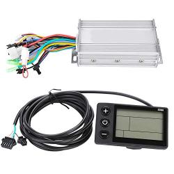 Motor Brushless Controller + Waterproof LCD Display, 24V/36V/48V/60V 500W Optional Electric Bicycle Scooter Brushless Controller Kit(500W24V)