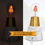 Mandala Crafts E27 3W Freemason Masonic Square and Compasses Emblem Symbol Altar Decor Lodge Light Bulb (Standard Base, 2 Bulbs)