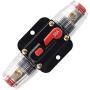 YMHTD 30A Reset Fuse 20-150AMP Inline Circuit Breaker Reset Fuse Holder for Car Audio Marine Boat Inverter Replace Fuses 12V-24V DC Breaker Switch Overload Protection Fuse