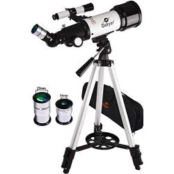 Gskyer Telescope, Travel Telescope, 70mm Astronomical Refractor Telescope for Kids Beginners, Portable Telescope For Adults - Telescope Phone Mount With Carry Bag And Wireless Remote