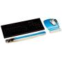 3M Gel Wrist Rest for Keyboards, Soothing Gel Comfort with Durable, Easy to Clean Cover, 18'', Fun Beach Design (WR308BH)