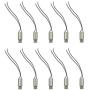 Hxchen 10Pcs 610 Vibration Motor DC1.5-4.5V 6mm x 10mm Miniature Micro Vibrating Vibration Coreless Motor 8000RPM Small Electric Motors with 2 Wires