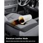 ISSYAUTO Center Console Cover for 2009-2015 Pilot Armrest Cover Replacement Leather Console Lid, Gray