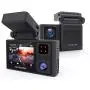 AUTO-VOX Dual Dash Cam Front and Inside 1920x1080P,Infrared Night Vision,Integrated Design of Built-in GPS with Magnetic Bracket in Car Dashboard Camera, 24Hours Parking Mode,Sony Sensor by Aurora
