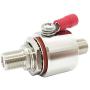 F Type Lightning Arrestor Female to Female Bulkhead with O-Ring 3GHz 75 ohm with 90V Gas Tube Discharge TV Surge Protector Surge Arrester