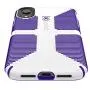 Speck Products CandyShell Grip iPhone XR Case, White/Ultraviolet Purple