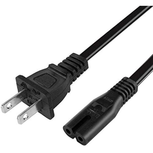 AC Power Cord Compatible Sony PS3 Slim / PS4 Slim / PS5, Xbox Series S, Xbox Series X, Xbox One S/X Game Console Supply Cable Replacement