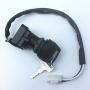 KIPA Key Ignition Switch For KAWASAKI Prairie 360 KVF360 KVF 360 4x4 2003-2012, KLF300 B17 BAYOU 300 2004, KFX450R 2008-2014, KVF400 Prairie 400, ATV OEM Part # 27005-1229 2-Positions