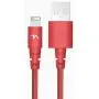 Tech Armor Apple MFi Certified Lightning Cable to USB A - 6FT Red - Tough-Braided Extra-Strong Jacket - Sync/Charge iPhone & iPad