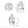 Entry Door Locks Latch Handle Deadbolt for RV Travel Trailers Black Universal(White)