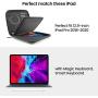 tomtoc Portfolio Case for iPad Pro 12.9-inch 2018 & 2020, Protective Sleeve with Accessories Pocket, Carrying Storage Bag for iPad Pencil/Adapter/Hubs/Cables/ Magic Keyboard Fit Surface Pro 12.3