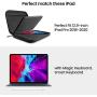 tomtoc Portfolio Case for iPad Pro 12.9-inch 2018 & 2020, Protective Sleeve with Accessories Pocket, Carrying Storage Bag for iPad Pencil/Adapter/Hubs/Cables/ Magic Keyboard, Fit Surface Pro 12.3