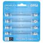 4-Pack R7S 118mm T3 300W Halogen Bulb Dimmable 4500lm J-Type 120V R7S Base Warm White 2700K Double Ended Halogen Light Bulbs