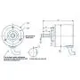 brater Rotary Absolute Rotary Encoder BRT38-C0M1024D24-RT1 24 Turns Power-Off Memory Non-incremental Style Gear Mechanical Structure no Power Supply 2 Years Warranty
