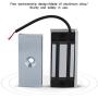DC 12V Electromagnetic Locks Alluminum Electronic Magnetic Door Lock with 60kg Linear Pull for Access Control
