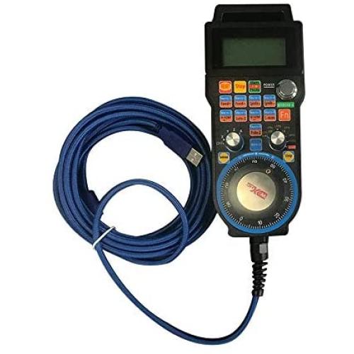 SHINA Upgrade 4 Axis Mach3 5M Wired USB Handwheel Pulse 100PPR Optical Encoder Generator MPG Pendant CNC Control