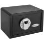BARSKA AX11620 Biometric Fingerprint Mini Security Home Safe Box 0.29 Cubic Ft, Black, 12'' x 8'' x 7.75''