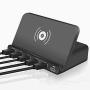 Multi USB Charging Station Desktop Wireless Charger USB C Charger QC 3.0 Quick Charge for iPhone 11 XS XR X 8, iPad, Galaxy S20 S10 Note, LG, HTC, Google Pixel and More